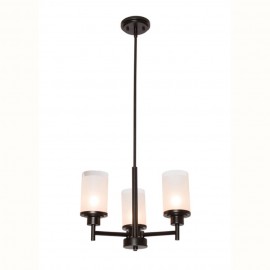 Mercator-Autumn 3 Light Pendant - Black